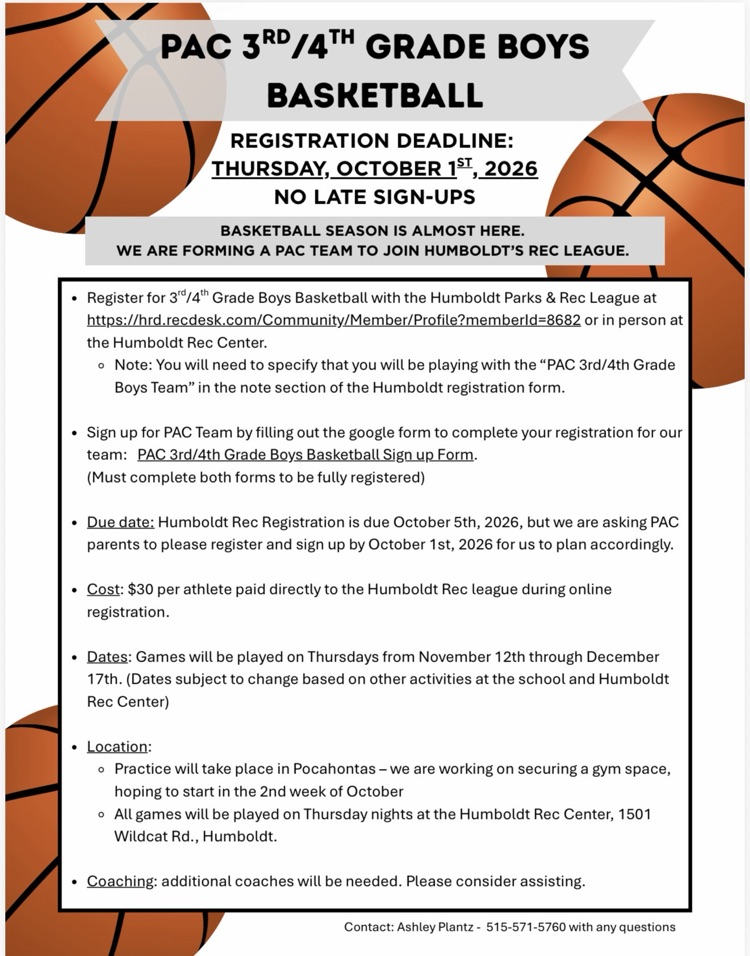 3rd/4th grade boys basketball flyer 