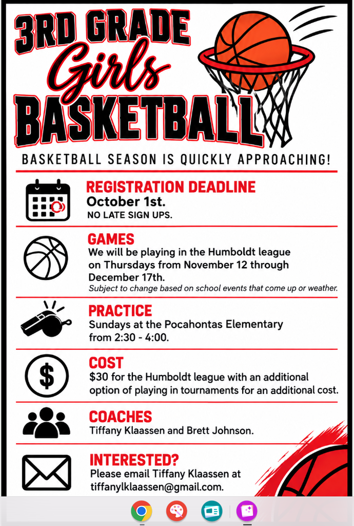 3rd grade girls basketball
