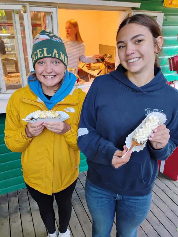 Treats for 2 girls in iceland