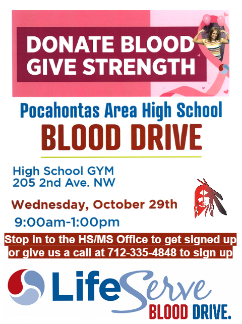 Blood Drive information