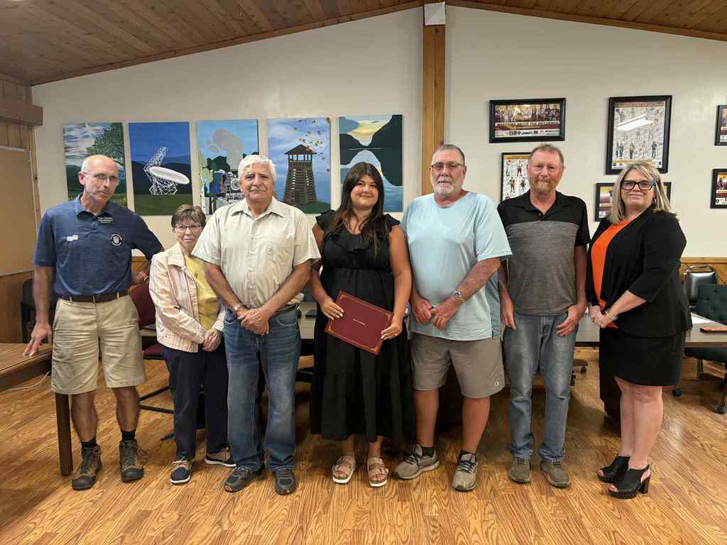 haley cummins with pocahontas county boe