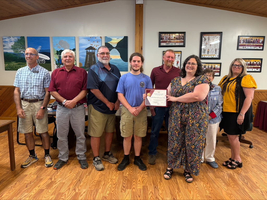 Board members with Drama Club