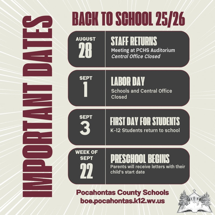 important back to school dates