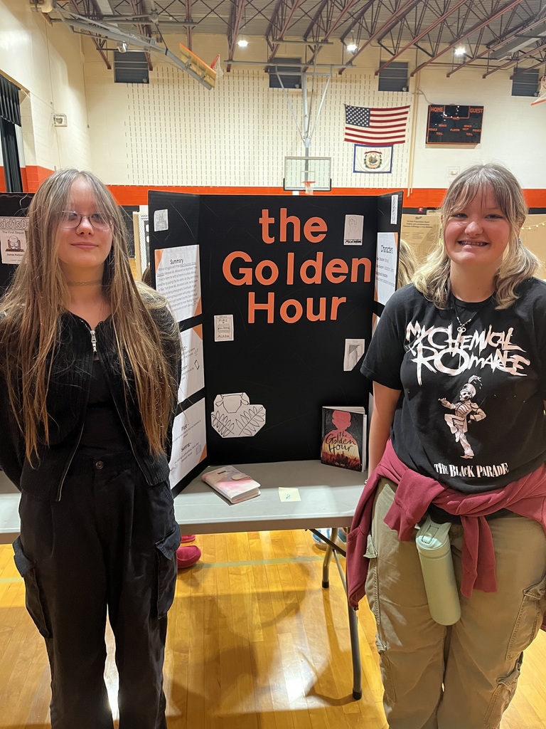 students at the literature fair
