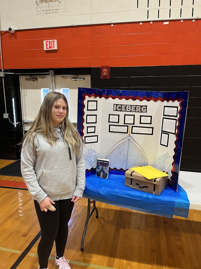 students at the literature fair
