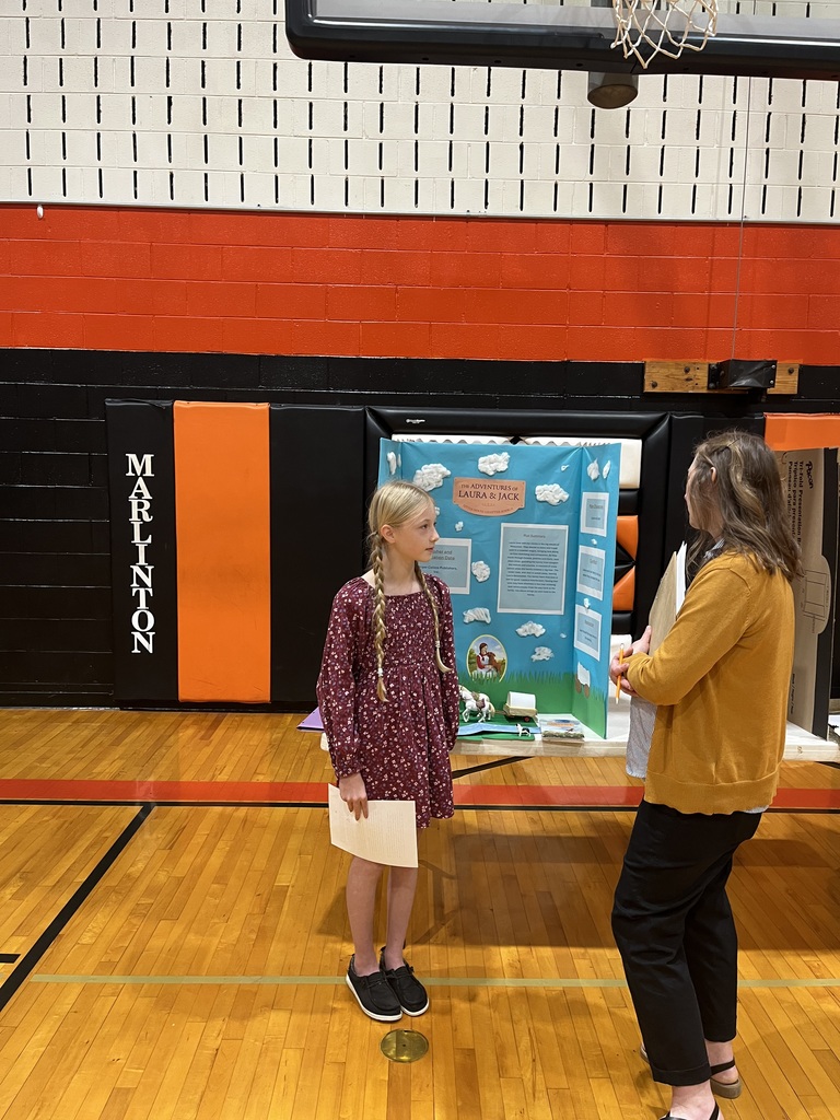 students at the literature fair