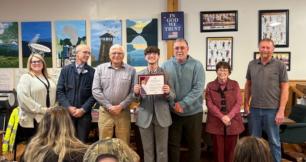 Joey VanMeter with Pocahontas County Board of Education Members