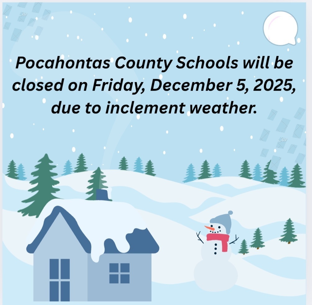 Announcement School Closed December 5 because of snow