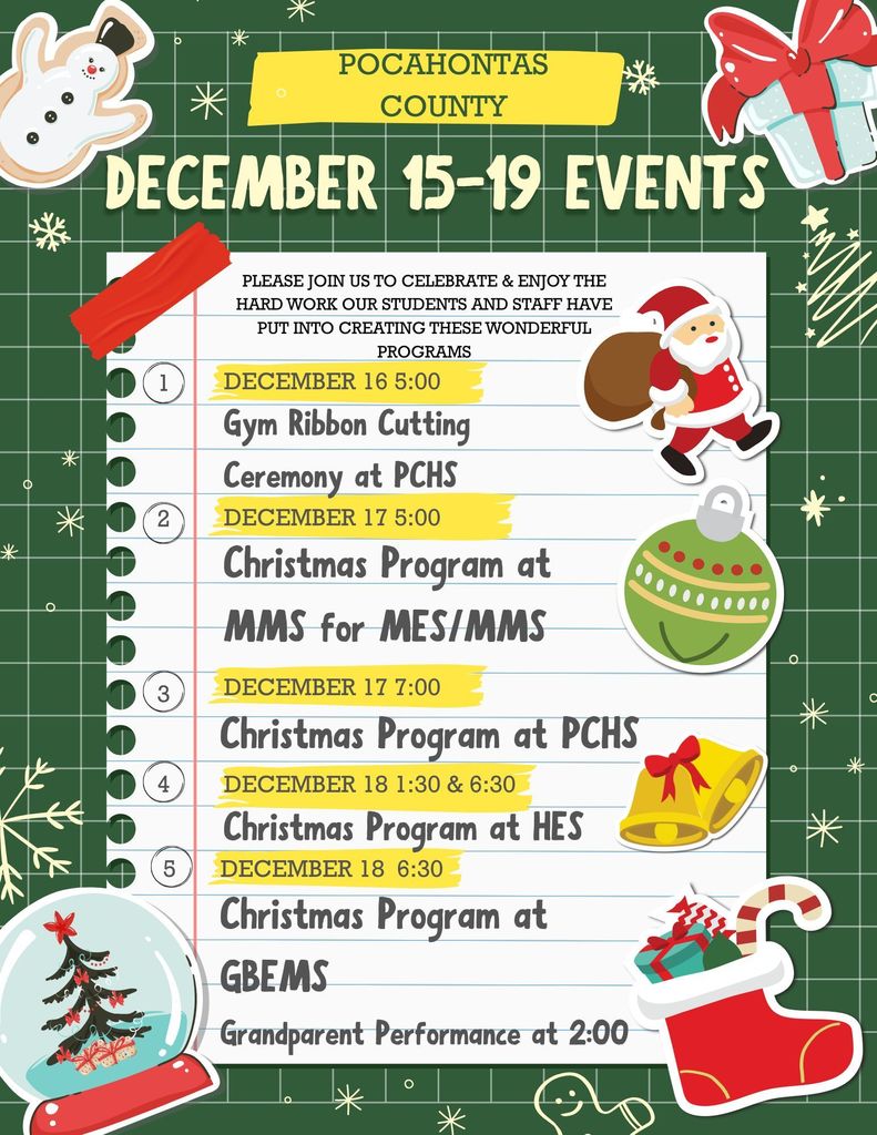 December Events