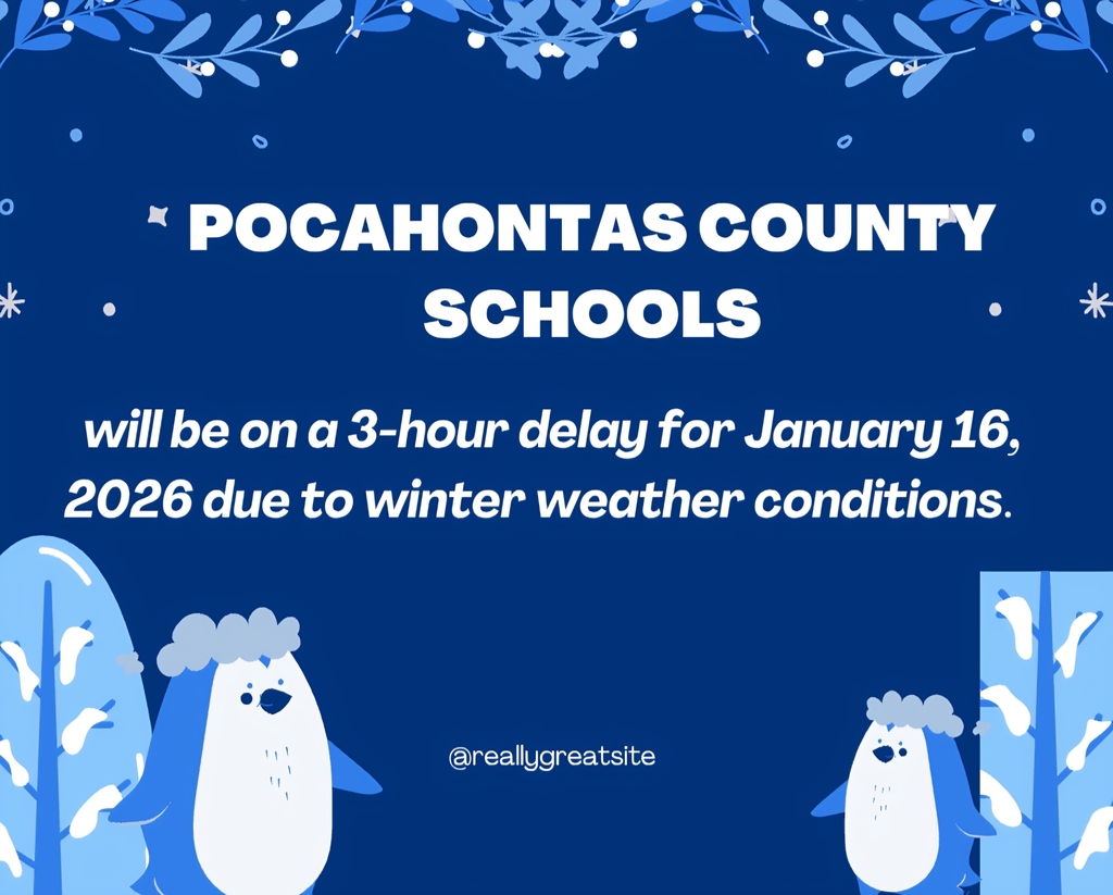 3-hour delay for January 16, 2026