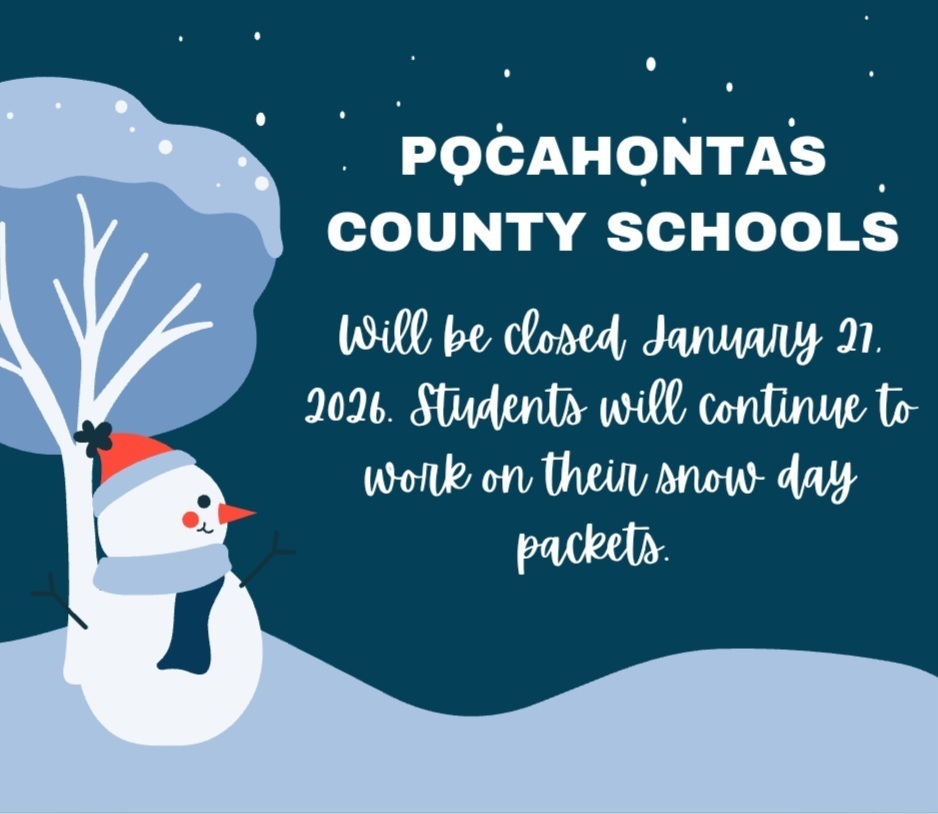graphic announcing school closed on 1.27.26