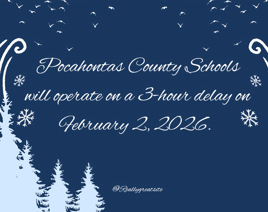 graphic announcing 3-hour delay