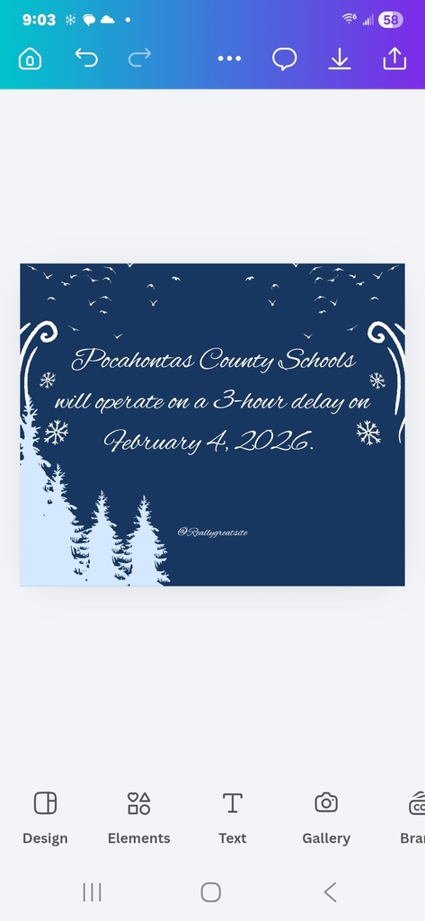 graphic for 3-hour delay on February 4, 2026