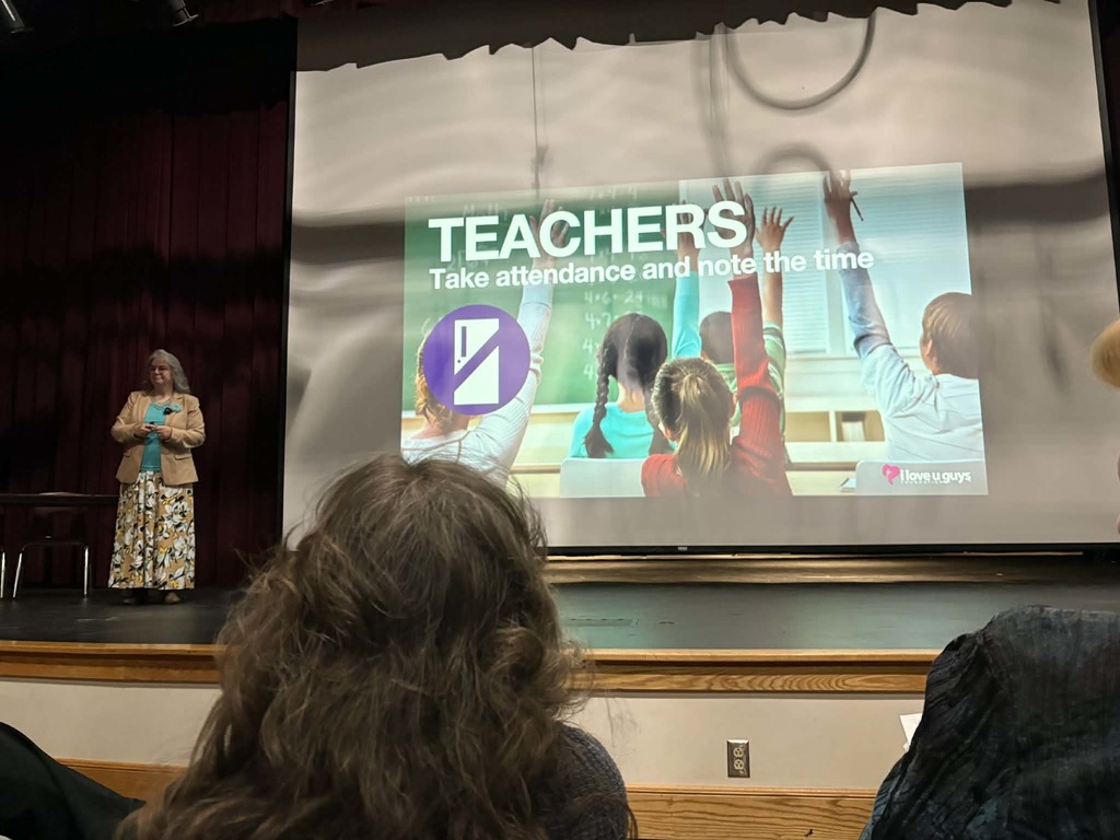 all staff at safety meeting