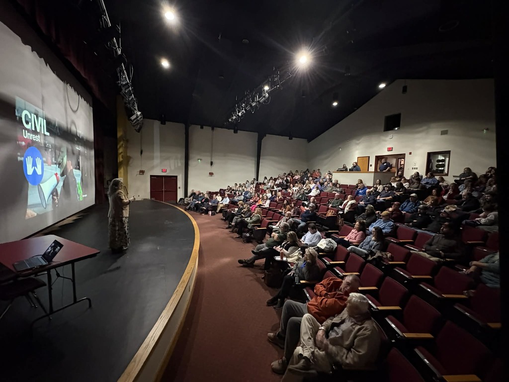 all staff at safety meeting