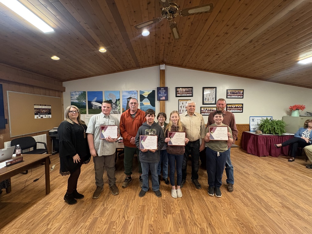 Regional Science Fair Participants with BOE members