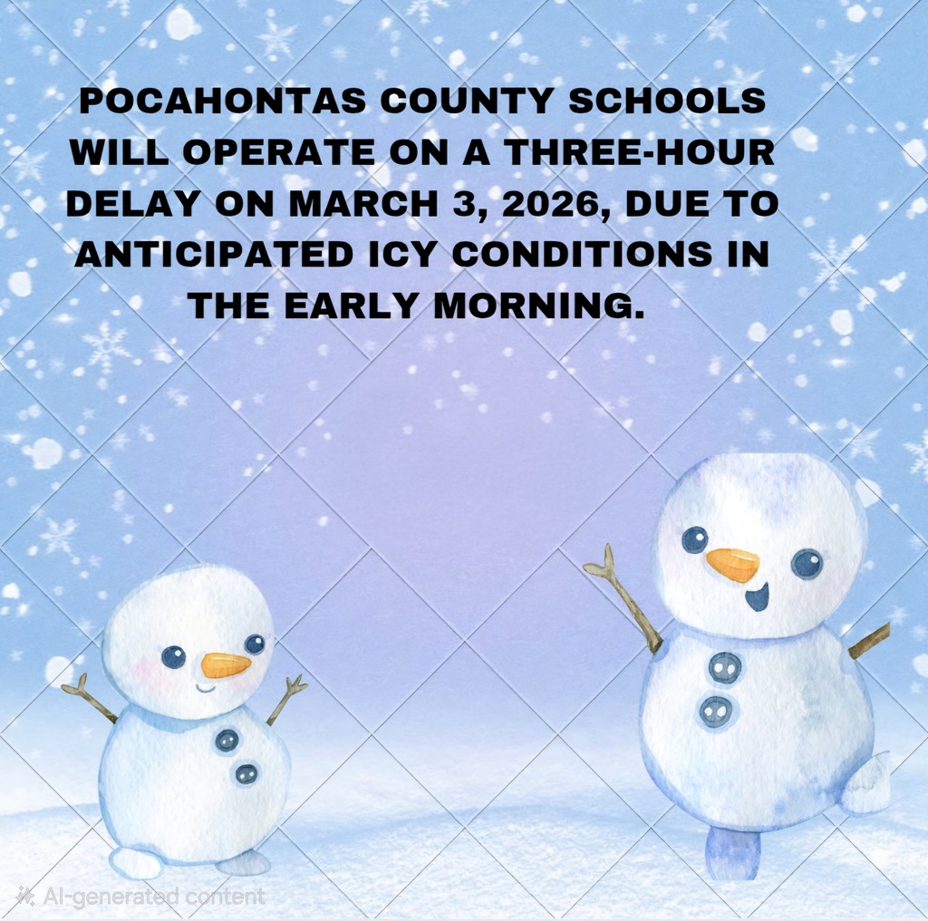 graphic announcing 3 -hour delay on March 3, 2026. 