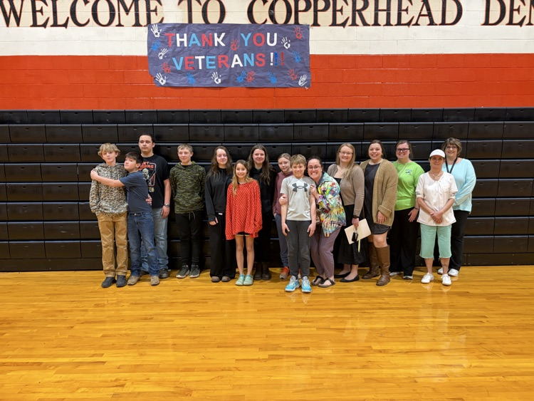 student and staff perfect attendance for February