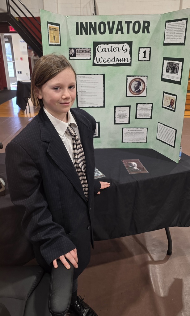 Hillsboro 5th grade presenting their Living History presenations.  Annabel