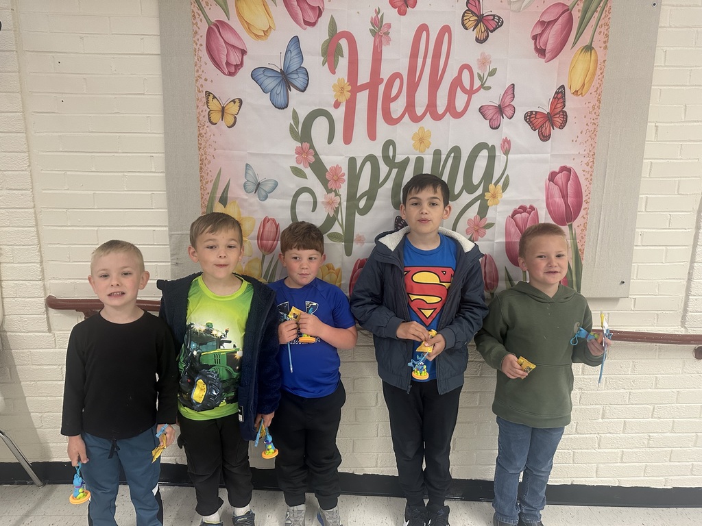 American Heart top fundraisers.  Layton, Owen, James, Bentley and Bodee
