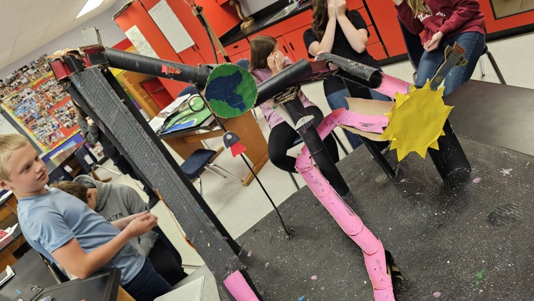roller coaster created by 8th graders at mms 