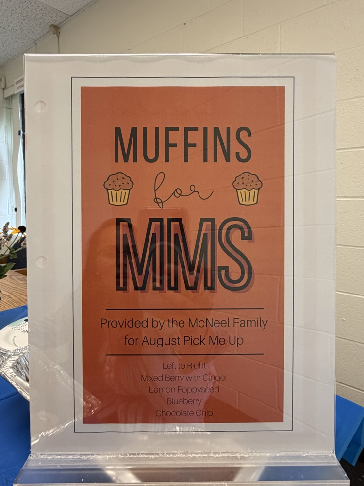 muffins for mms from McNeel family 