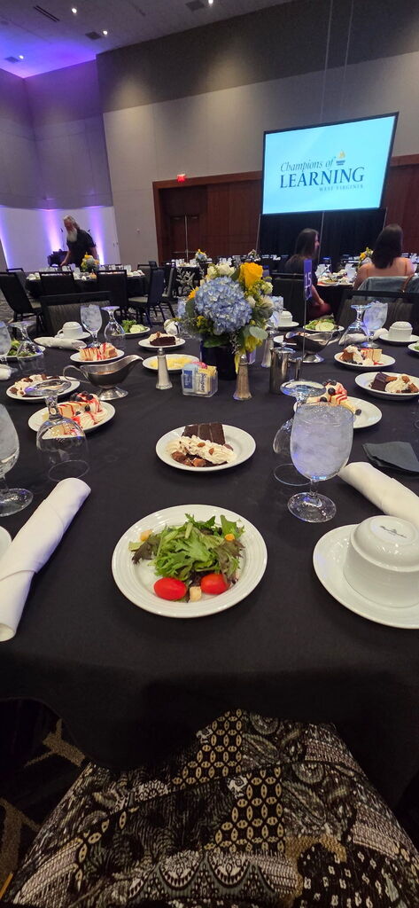 table settings at conference
