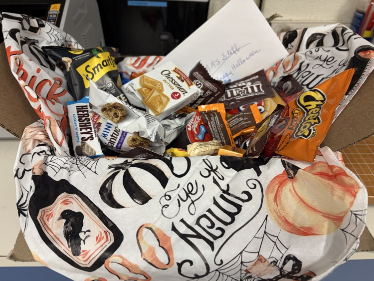 box of a variety of goodies from the Marlinton united methodist women 