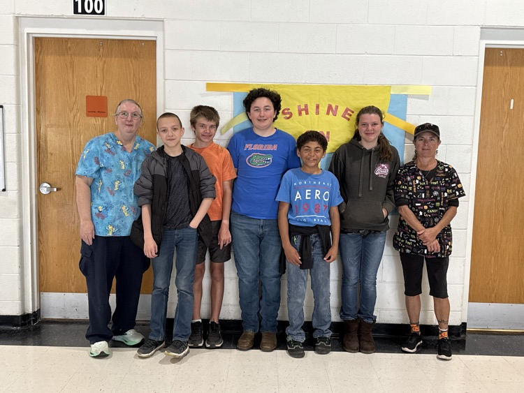 star students for October with Lora Sue and Sherri 