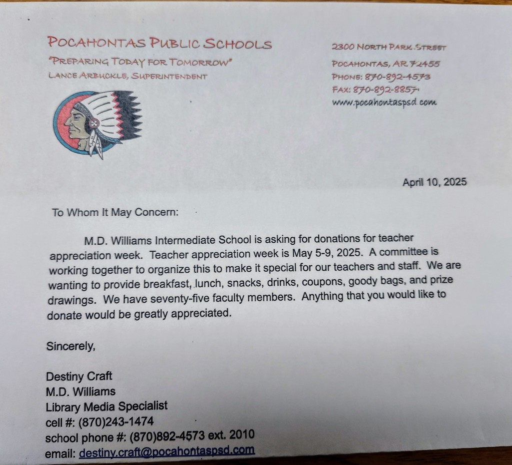 teacher appreciation