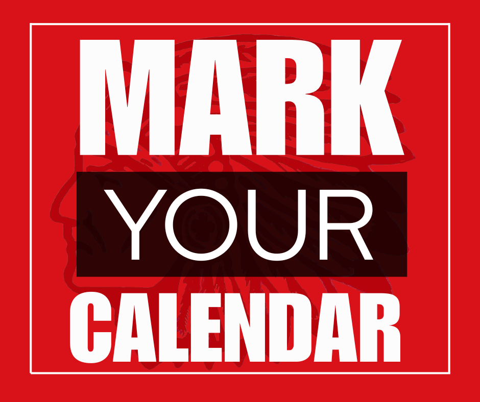 Mark Your Calendar - Social MediaAnnouncement 