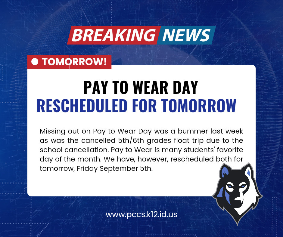Pay to Wear Rescheduled 