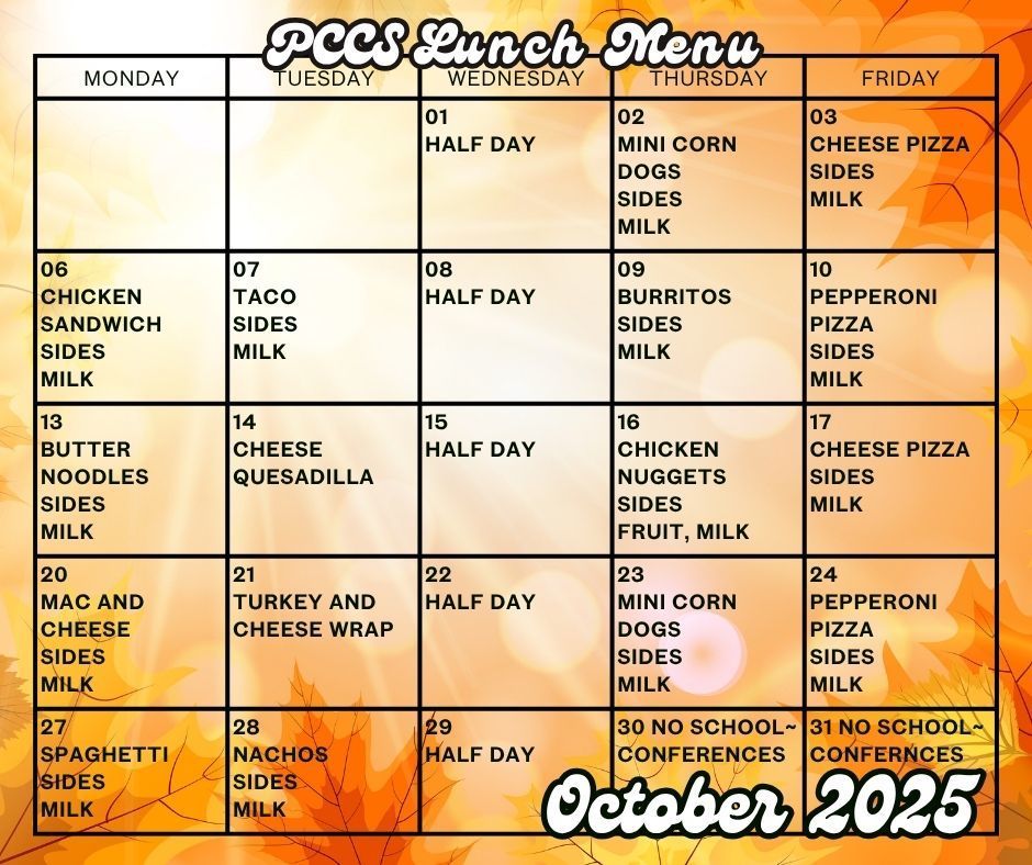 Lunch Menu