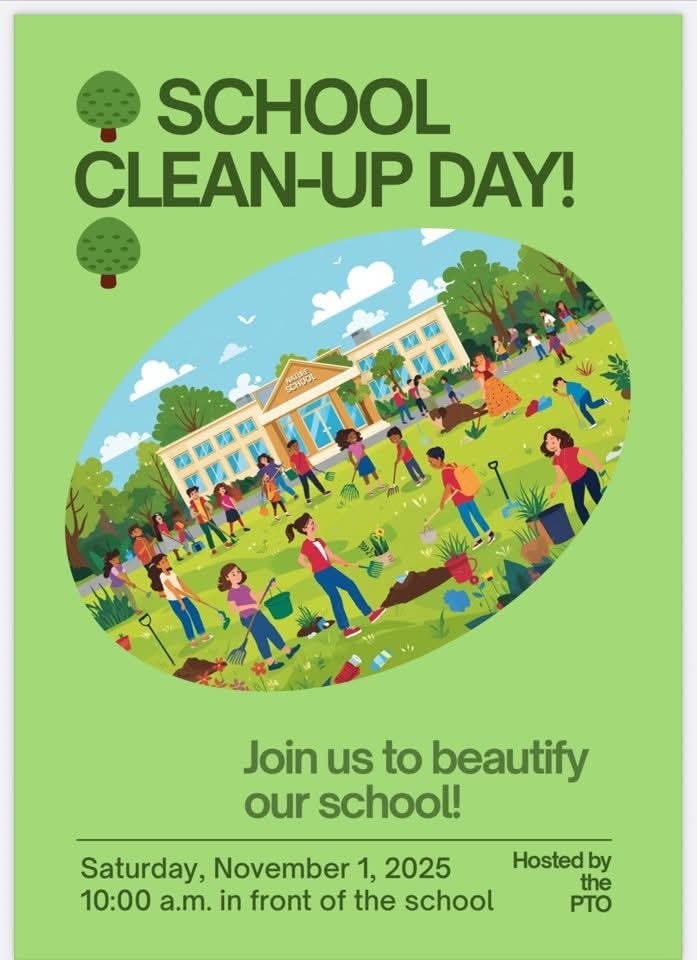 school clean up day Nov 1