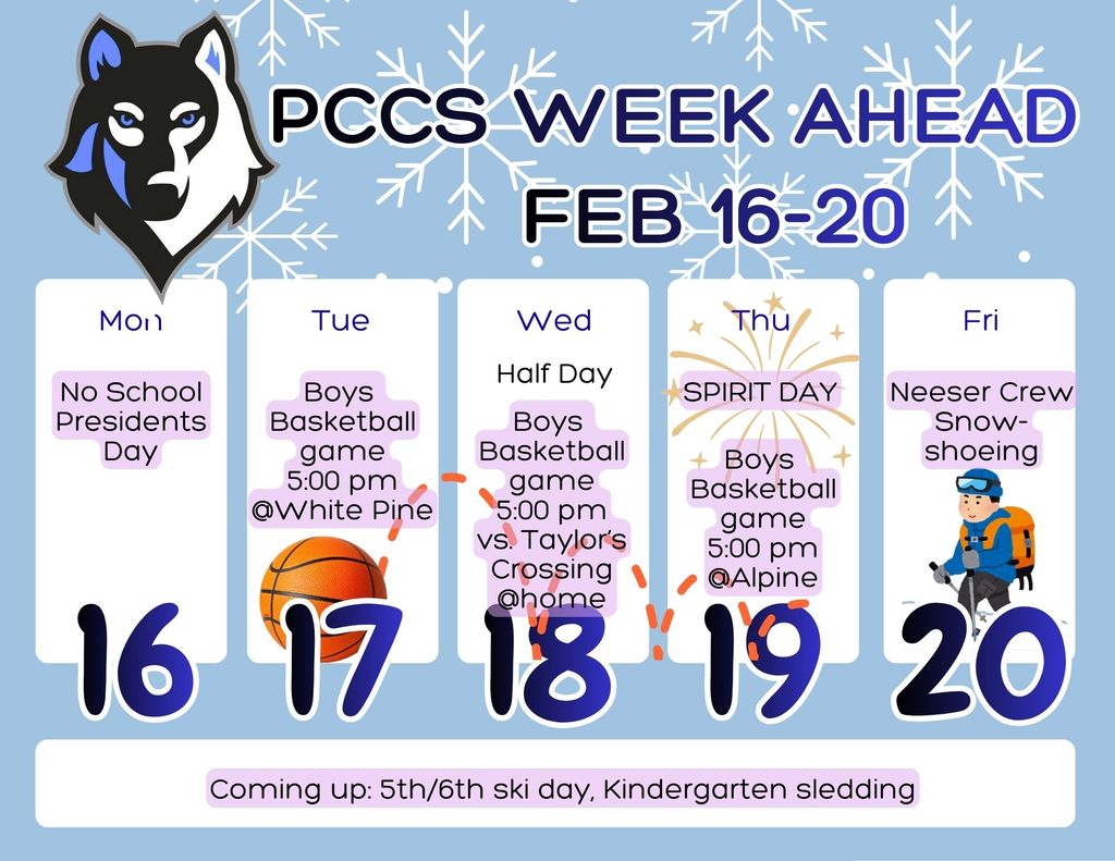 Week Ahead Calendar