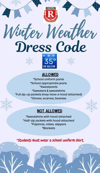 Winter Weather Dress Code