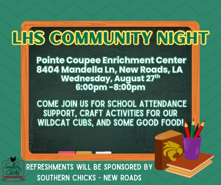 LHS Community Night Flyer