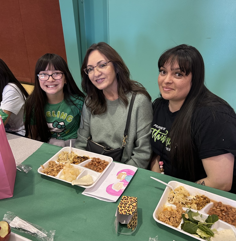 Enjoying a great meal! 