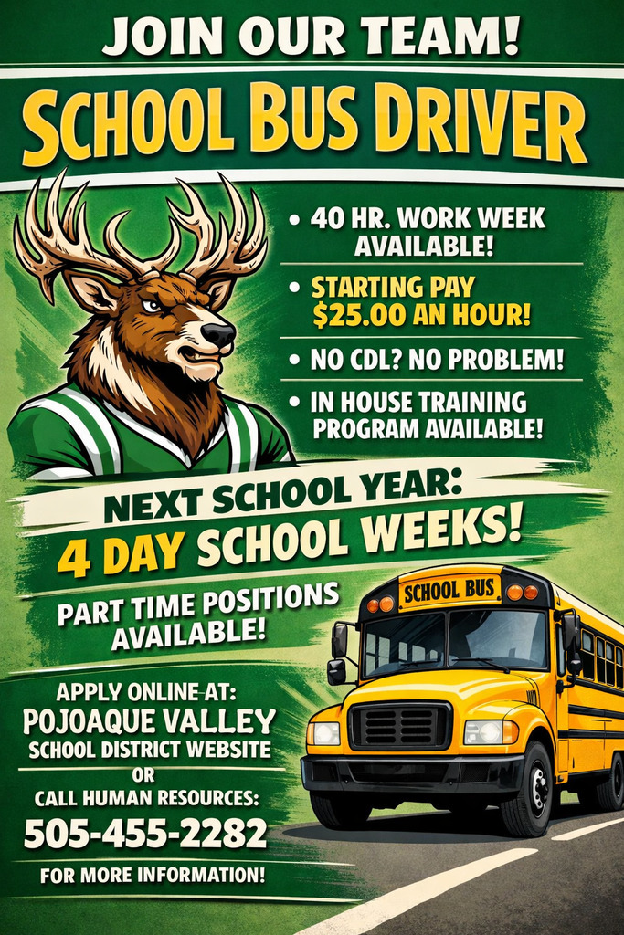 School Bus Driver Recruitment poster