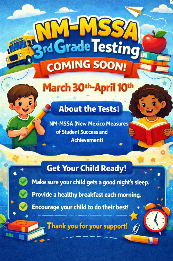 NM-MSSA State Testing- 3rd