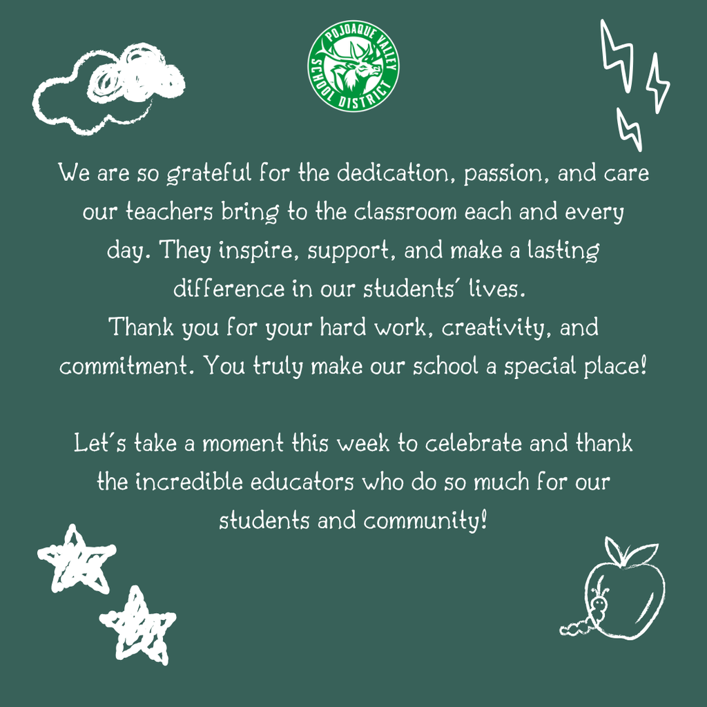 teacher week flyer