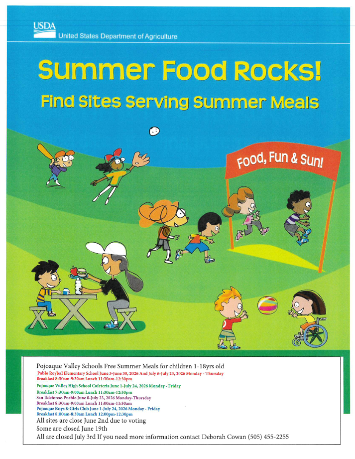 summer food flyer