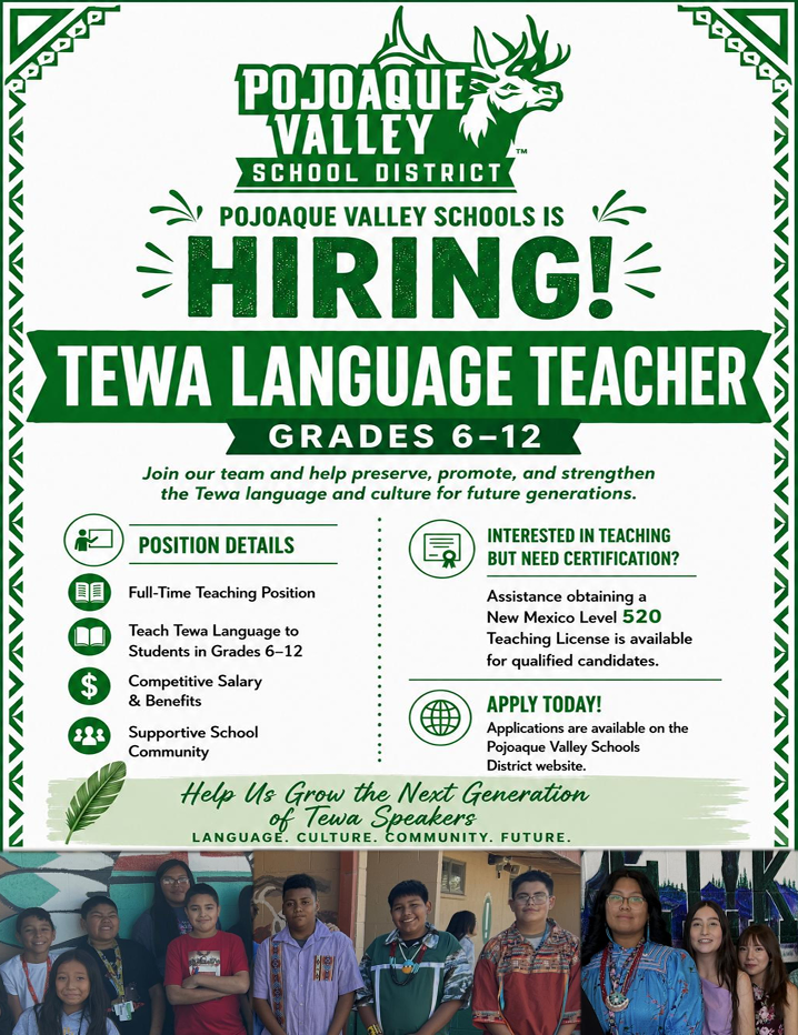 Tewa Teacher Flyer