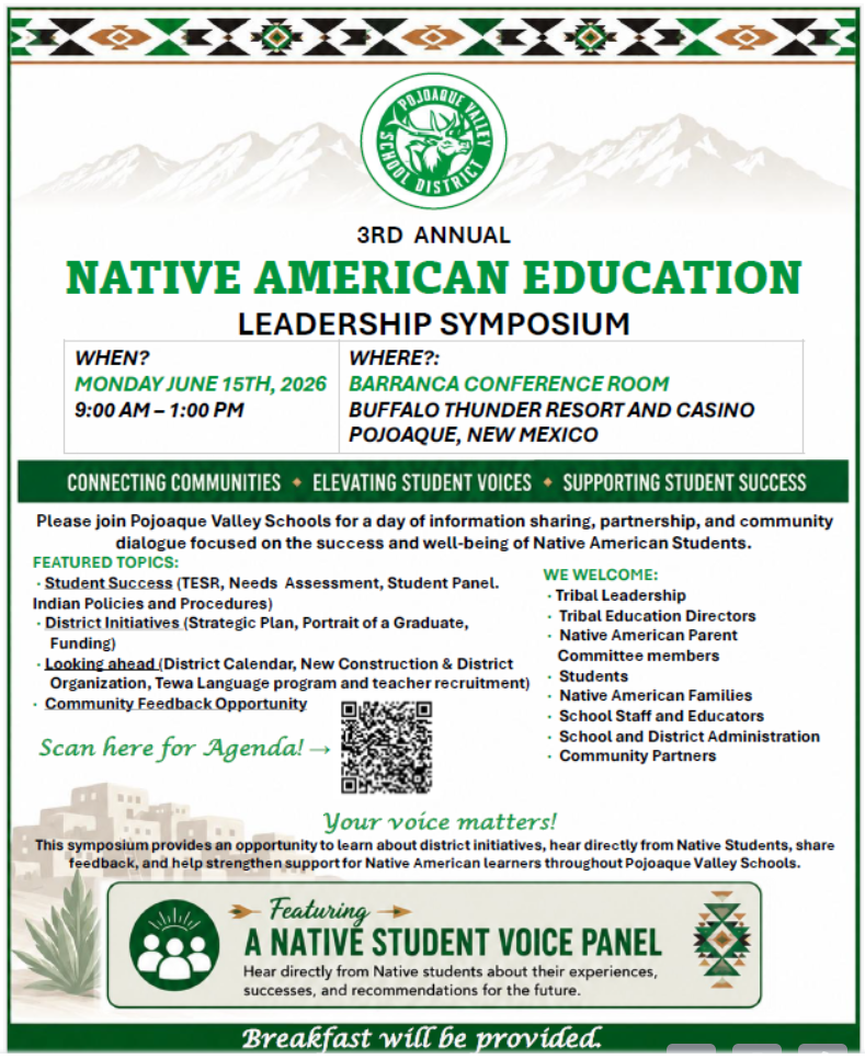 Native American Symposium 6/15 from 9:00-1:00