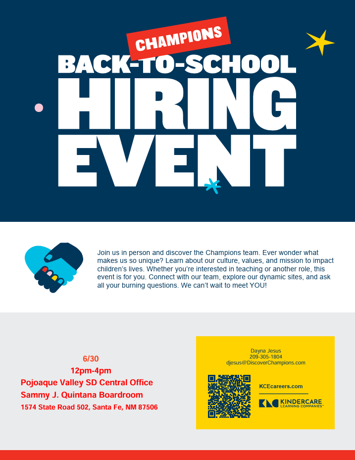 champions hiring event