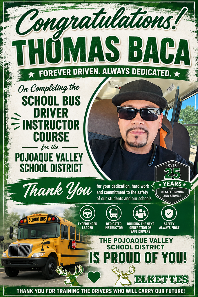 School Bus Driver Course completion