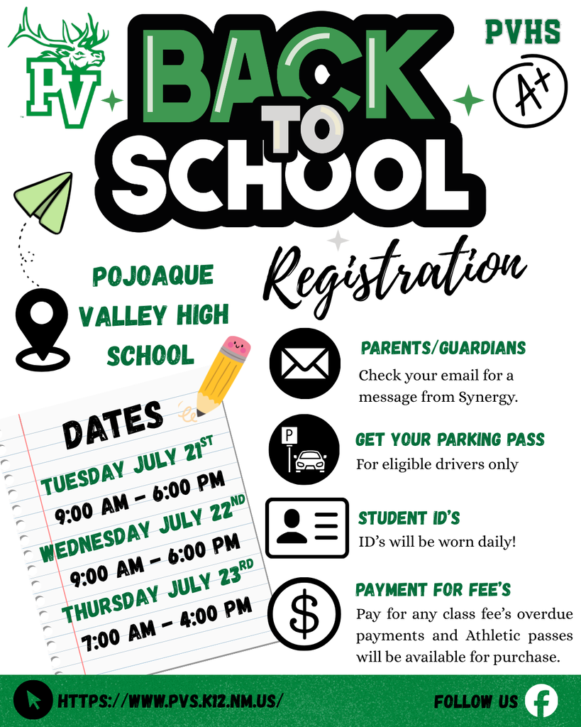 PVHS Registration Information 