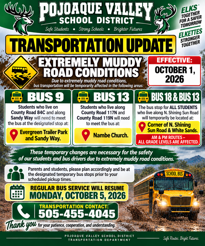 October 1, 2026 Transportation Update 