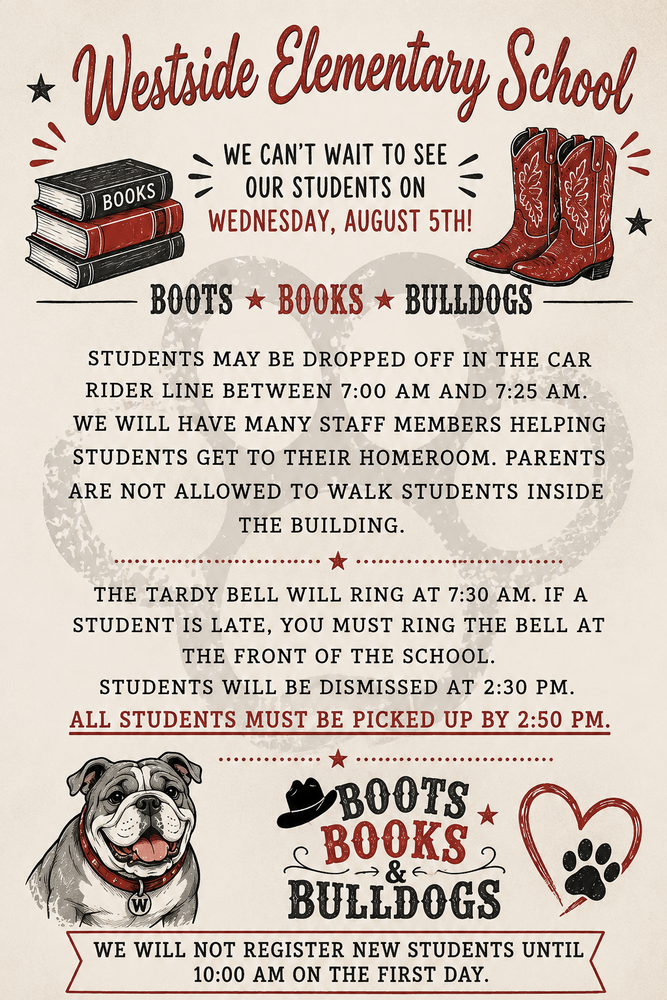 New School Year Information