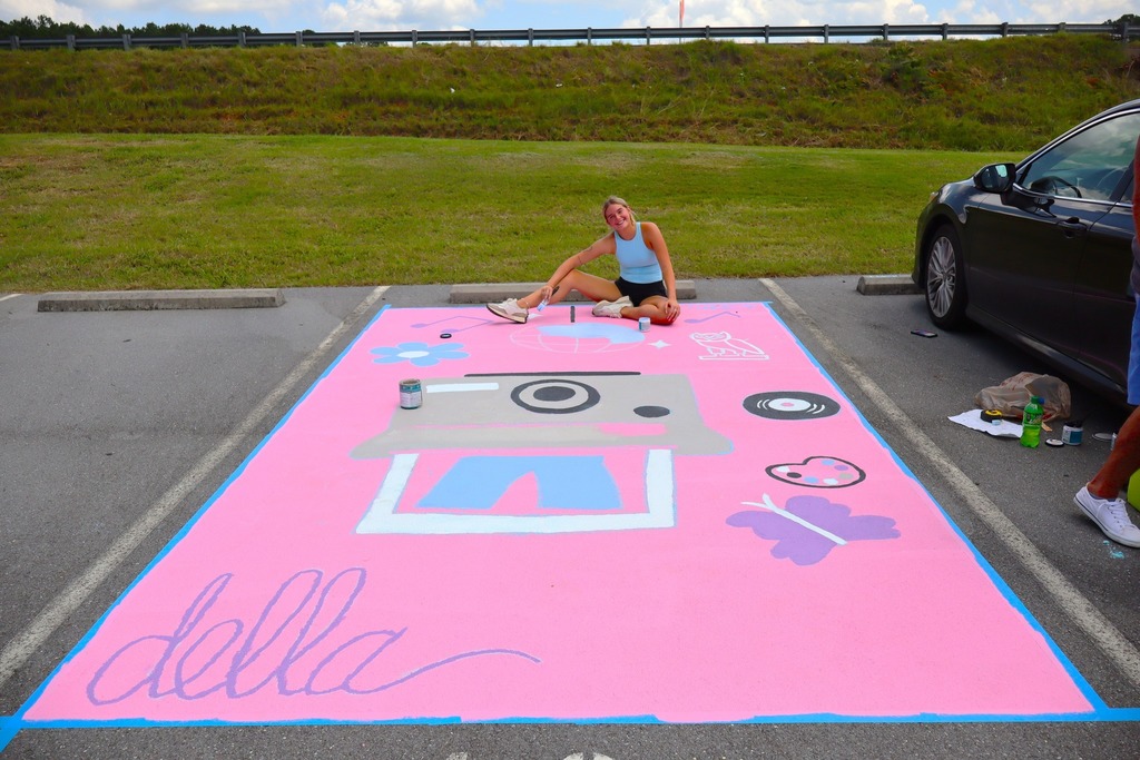 senior parking painting